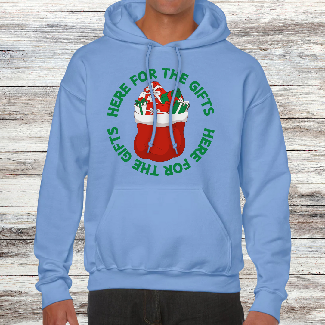 Here For The Gifts Design